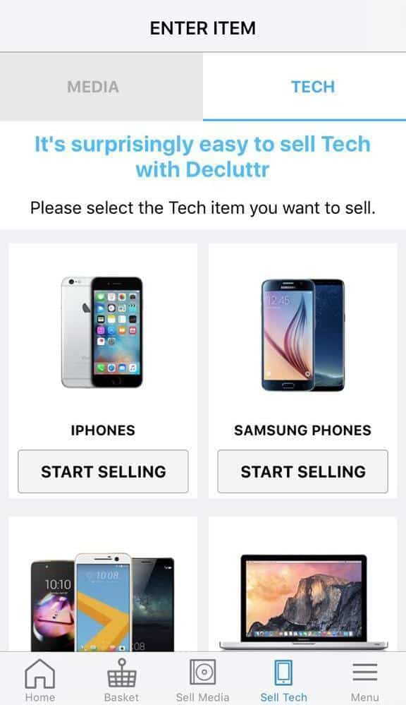 start selling your old phones
