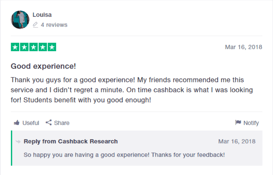 Cashback Research Review