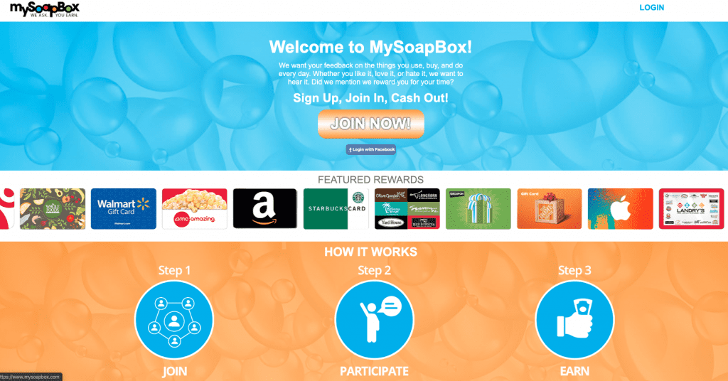 mysoapbox homepage