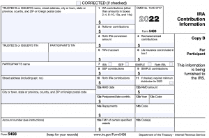 IRS Form 5498: A Guide to IRA Contributions
