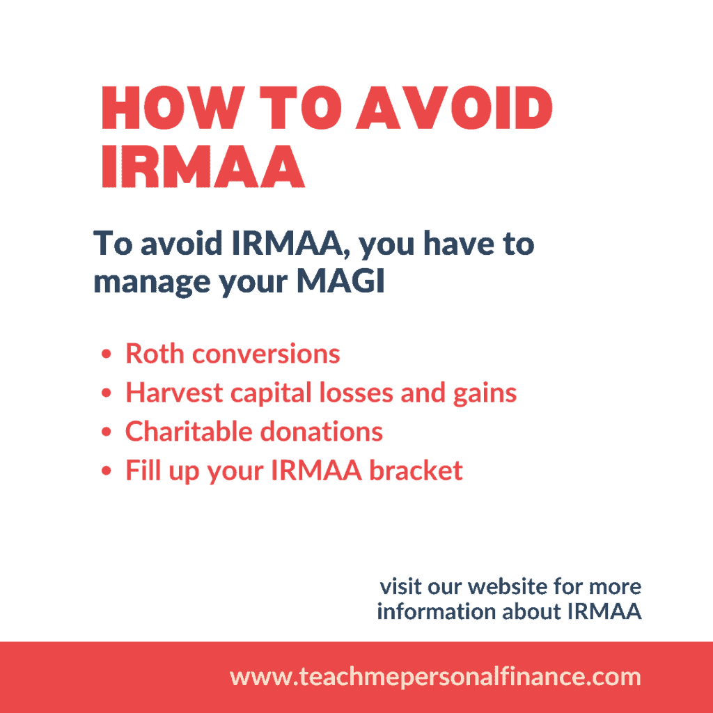 how to avoid irmaa