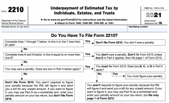 IRS Form 2210 - A Guide to Underpayment of Tax