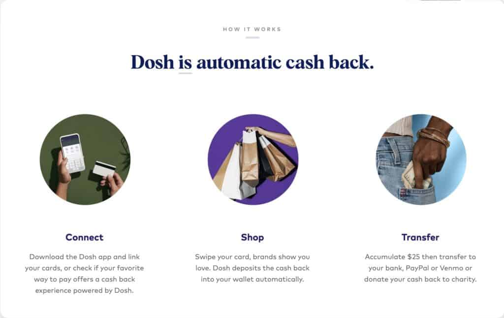 Dosh is automatic cash back