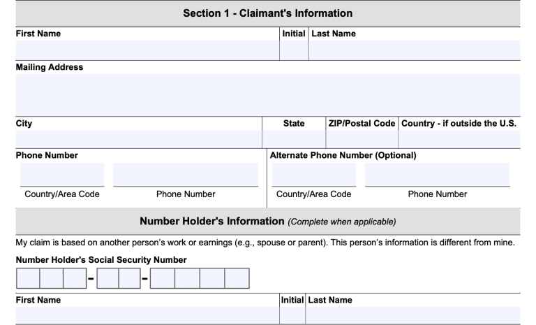 Form SSA 1696 Appointing A Representative form-ssa-1696-download-fillable-pdf-or-fill-online-claimant-s