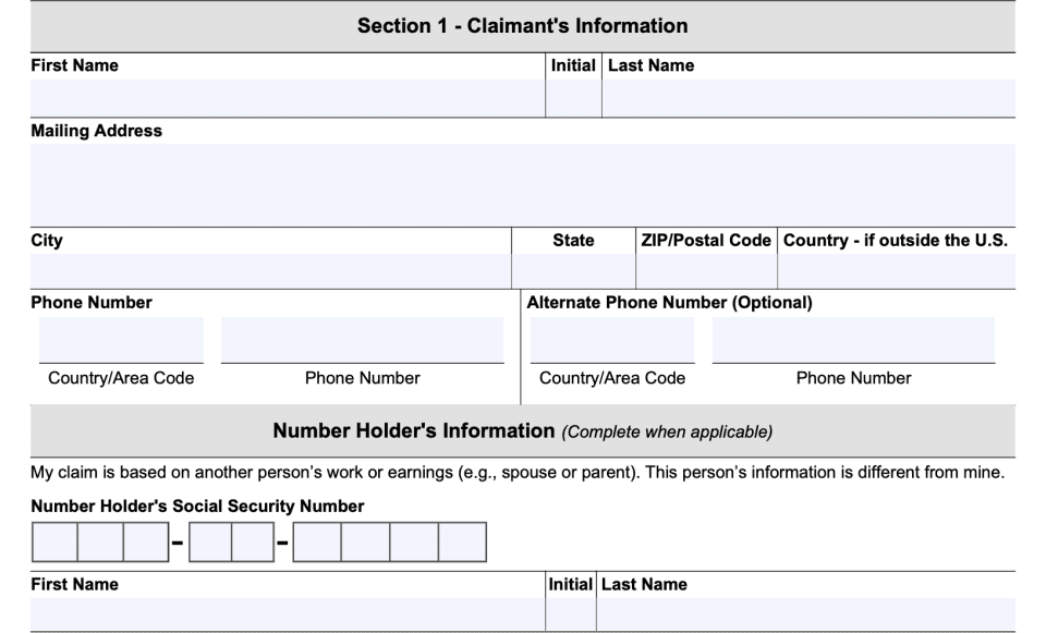 Form ssa 1696 appointing a representative