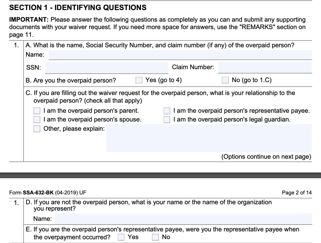 Form SSA 632-BK: A Complete Guide