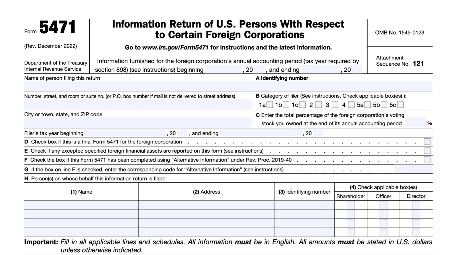 Irs form 1116 instructions claiming the foreign tax credit