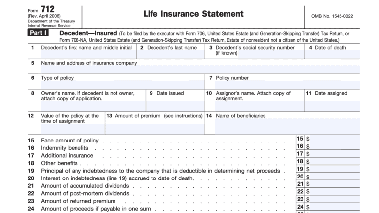 IRS Form 4506-T-EZ Instructions