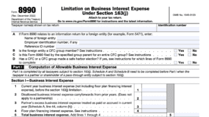 IRS Form 8990 Instructions