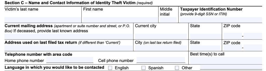 IRS Form 14039: A Guide to Your Identity Theft Affidavit
