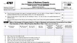 IRS Form 4797 Instructions