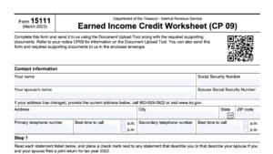 IRS Form 15111 Instructions