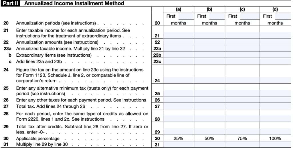 IRS Form 2220 Instructions Estimated Corporate Tax irs-form-2220-instructions-estimated-corporate-tax