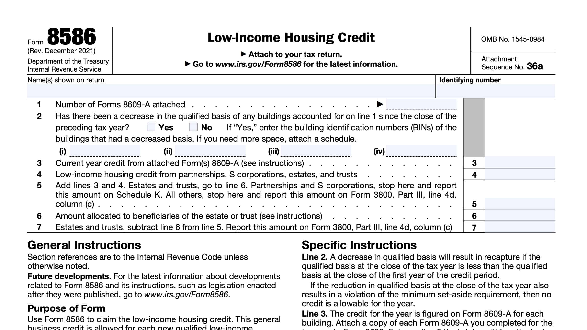 irs form 8586, low-income housing credit