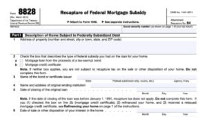 IRS Form 8828 Instructions