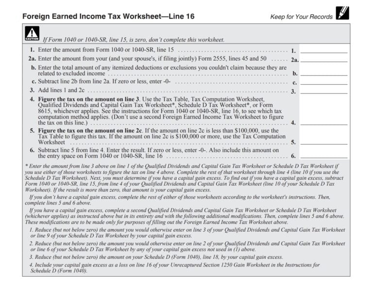IRS Schedule 1 Instructions - Additional Income &amp; AGI Adjustments