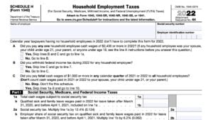 IRS Schedule H Instructions