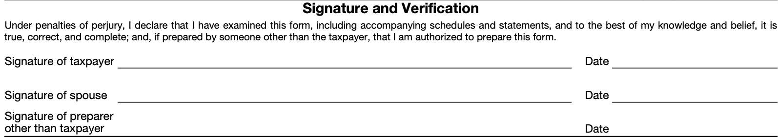 signature and verification