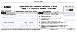 IRS Form 4868 Instructions