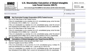 IRS Form 8992 Instructions