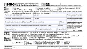 irs form 1040-sr, U.S. Tax return for seniors