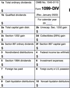 IRS Form 1099-DIV Instructions - Dividend and Distribution Income