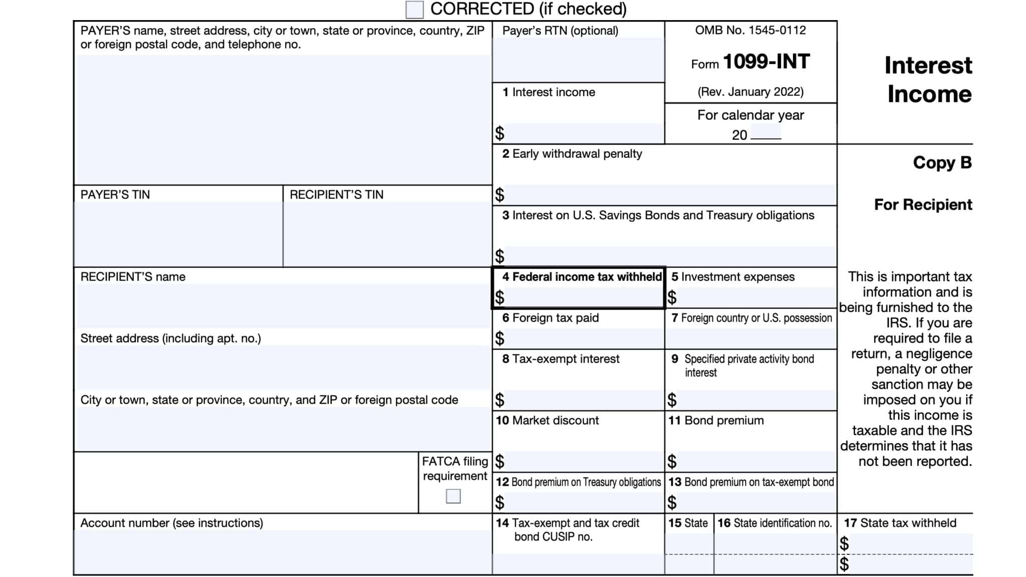 IRS Form 1099 LTC Instructions LTC Benefits