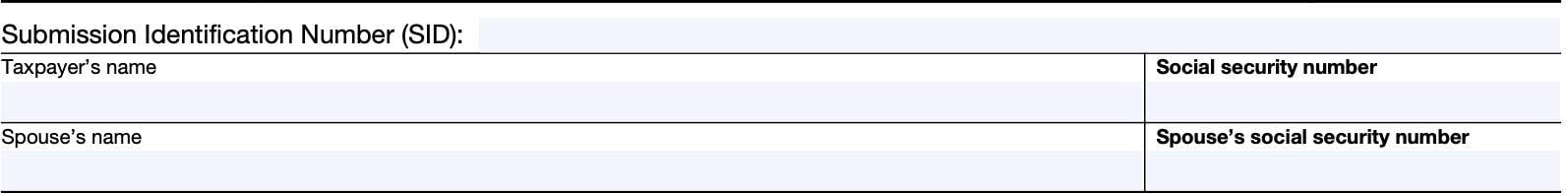 irs form 8878 taxpayer information