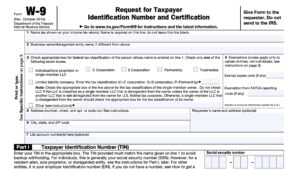 IRS Form W-9 Instructions
