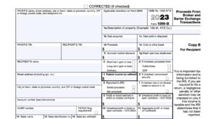 IRS Form 1099-B Instructions