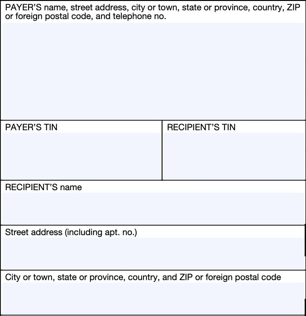 irs form 1099-b taxpayer information
