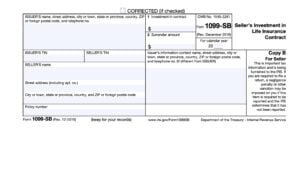IRS Form 1099-SB Instructions