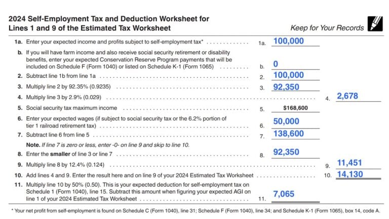 IRS Form 1040-ES Instructions - Estimated Tax Payments