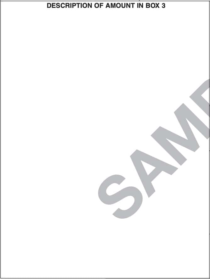 description of the amount in box 3