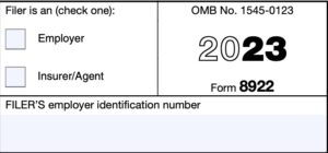 Form 8229 IRS Form 8922 Instructions - Third-Party Sick Pay Recap