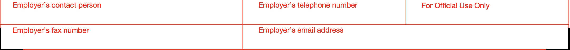 employer contact information