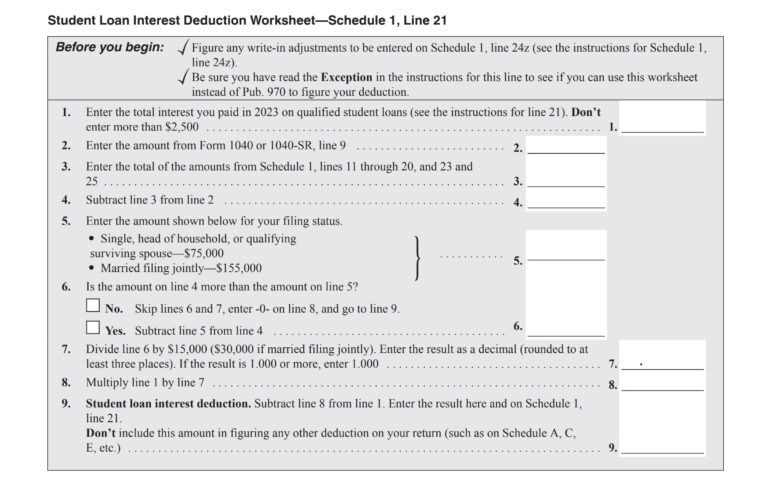 IRS Form 1098-E Instructions - Student Loan Interest Statement