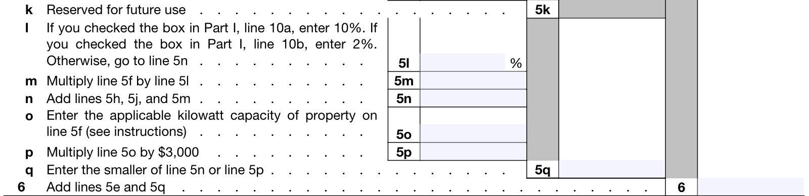 part vi, section c: qualified fuel cell property, continued