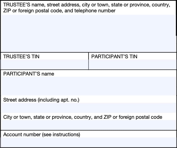 irs form 5498-sa, taxpayer information