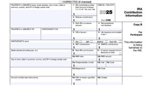 irs form 5498, ira contribution information