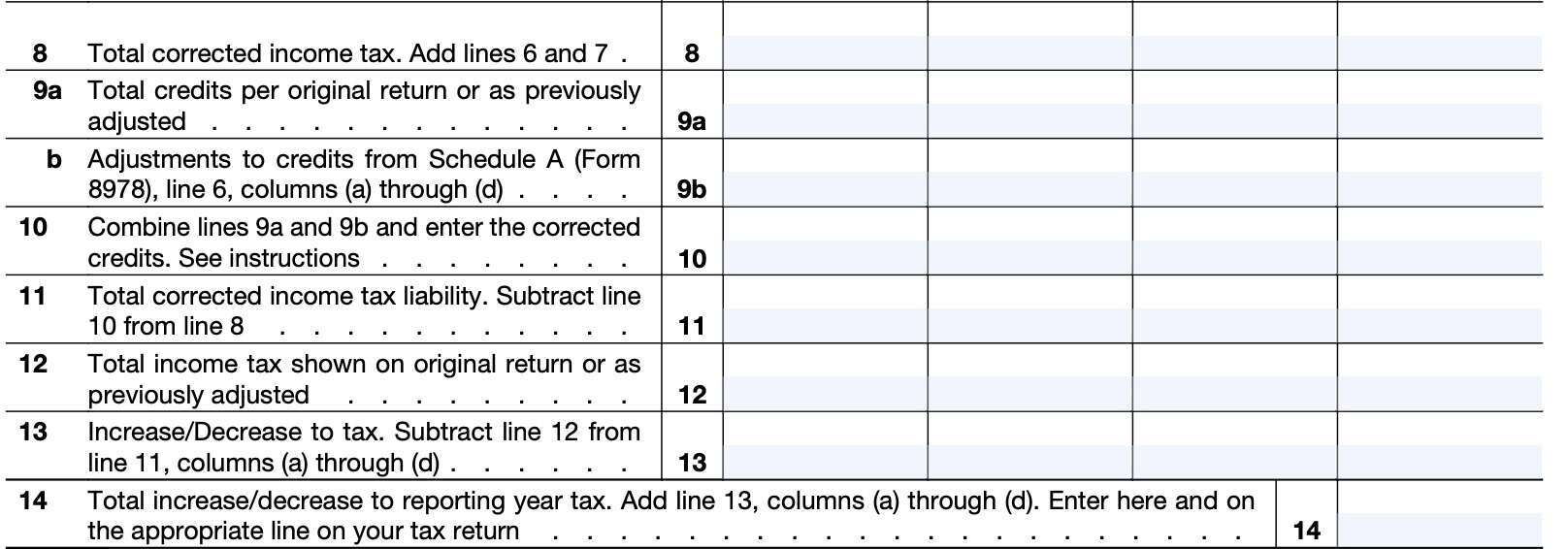 irs form 8978, part i, continued

