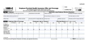 irs form 1095-c, employer-provided health insurance offer and coverage