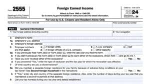 irs form 2555, foreign earned income