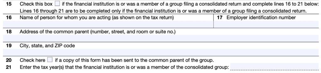 IRS Form 56-F Instructions - Fiduciary of a Financial Institution