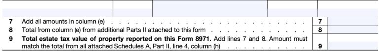 IRS Form 8971 Instructions - Reporting a Decedent's Property