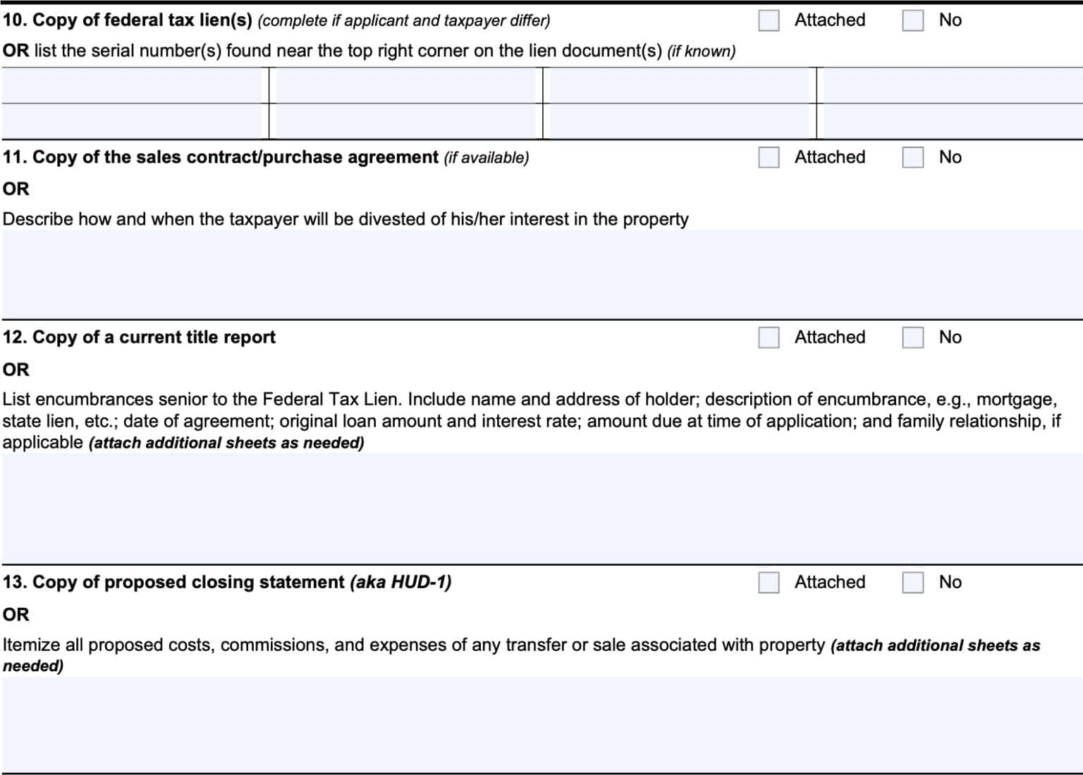 IRS Form 14135 Instructions