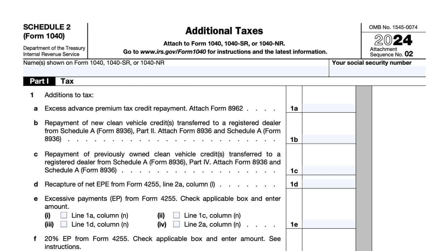 IRS Schedule A Instructions Itemized Deductions