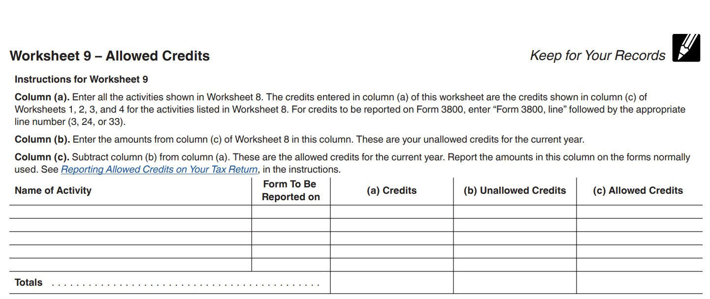 worksheet 9