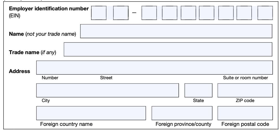 irs form 941-x, taxpayer information