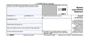 irs form 1098-e, Student Loan Interest Statement